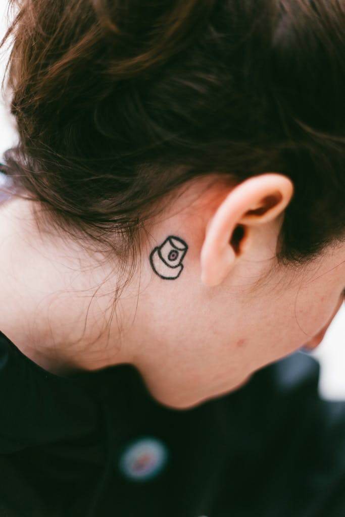 Photo of Tattoo Near Person's Ear