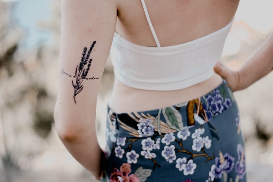 Photo Wildflower tattoo