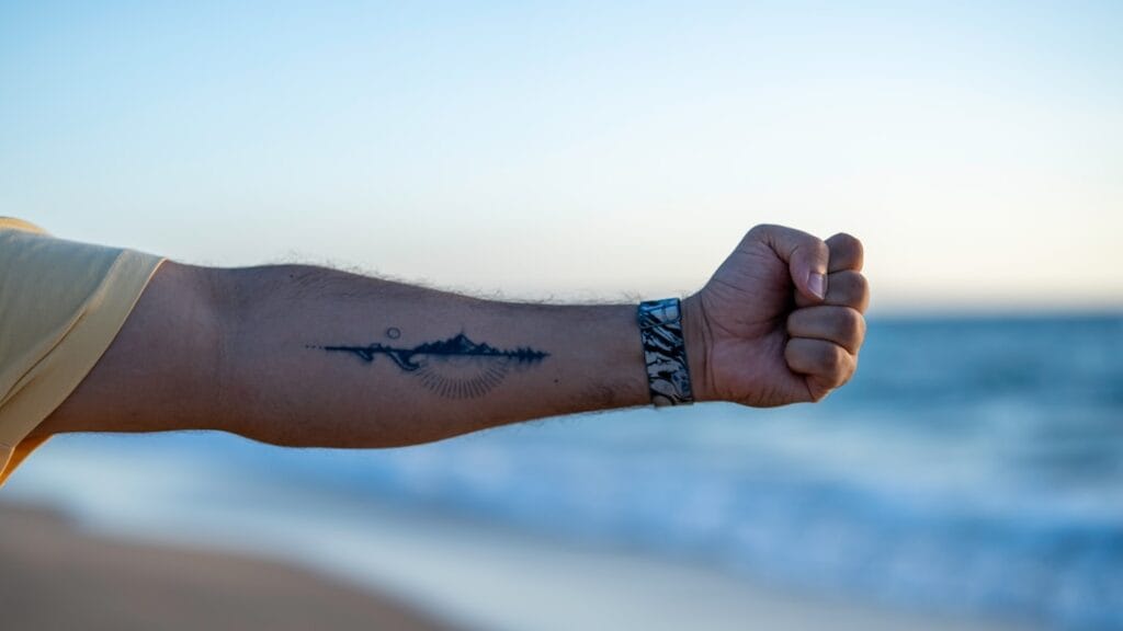 Photo Ocean-themed tattoo