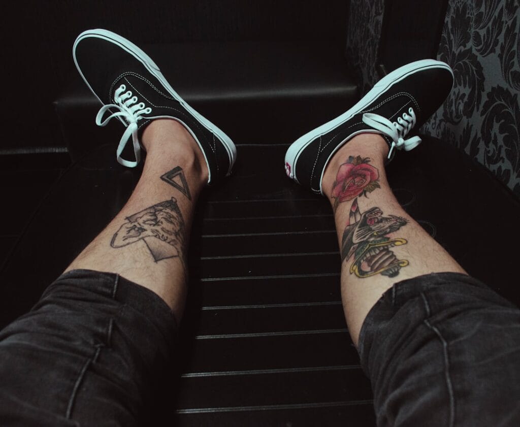 Photo Knee tattoo
